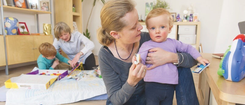 Vier Windeln für ein Kind in Deutschland