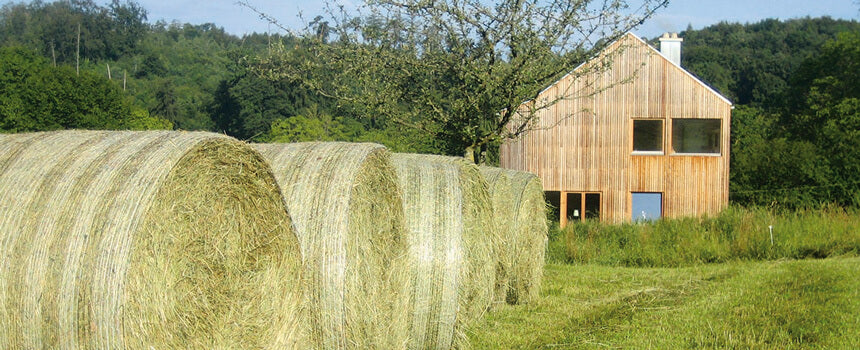 33 kg CO₂ werden auf einem Bauernhof in Süddeutschland eingespart