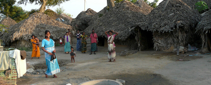 Notebooks, books and pens for a schoolchild in India