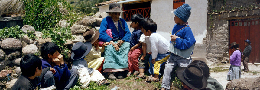 2.5 kg of potato seeds for an old farmer in Peru