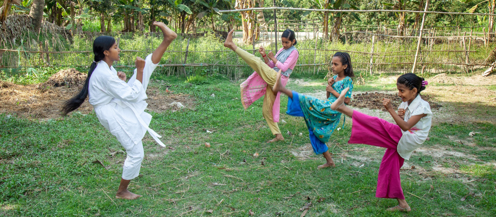 30 min. of self-defense training for a girl in Bangladesh