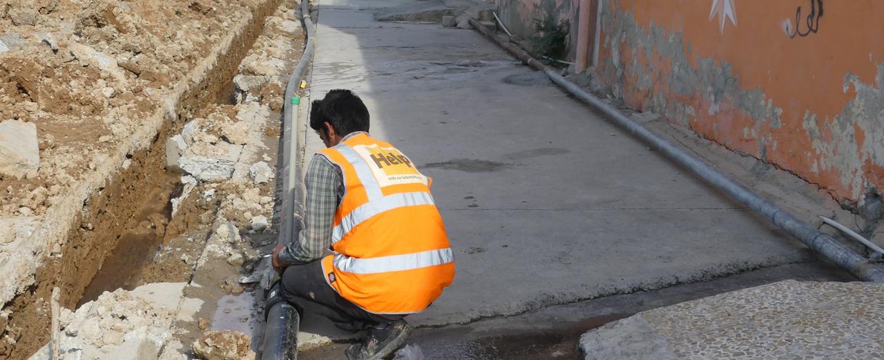 6 cm water pipe for communities in Iraq