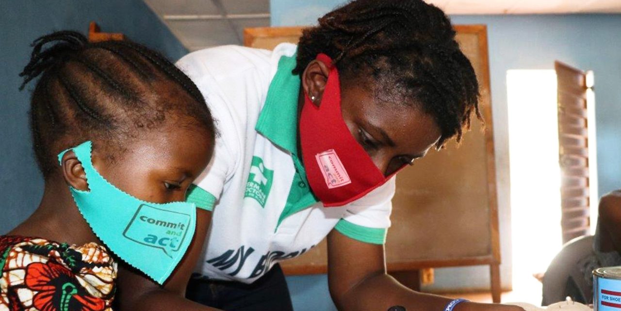 30 min. care for a girl in a shelter in Sierra Leone