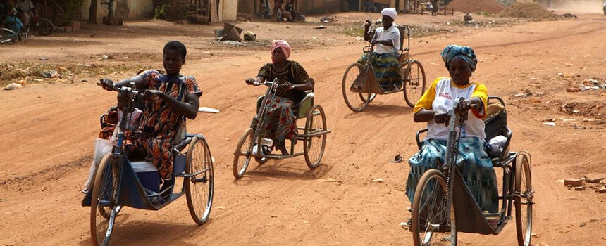 Spare parts for wheelchairs in Burkina Faso